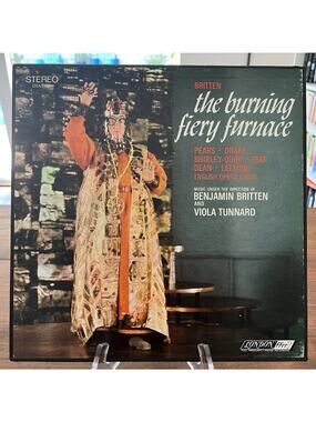 Benjamin Britten The Burning Fiery Furnace LP Box 1967 London OSA-1163